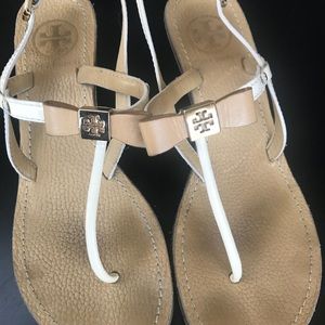 Tory Burch 2” wood wedge sandal size 6.5